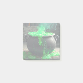 Bubbling Witch's Cauldron Halloween Post-it® Notes