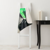 Bubbling Witch's Cauldron Halloween Sherpa Deken (In situ)