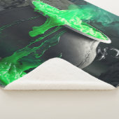 Bubbling Witch's Cauldron Halloween Sherpa Deken (3/4)