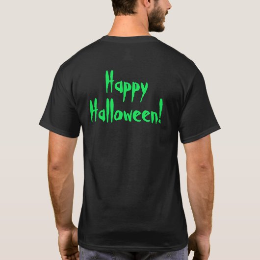 Bubbling Witch's Cauldron Halloween T-shirt (Achterkant)