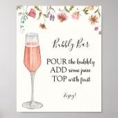 Bubbly Bar Drink Bord Poster (Voorkant)