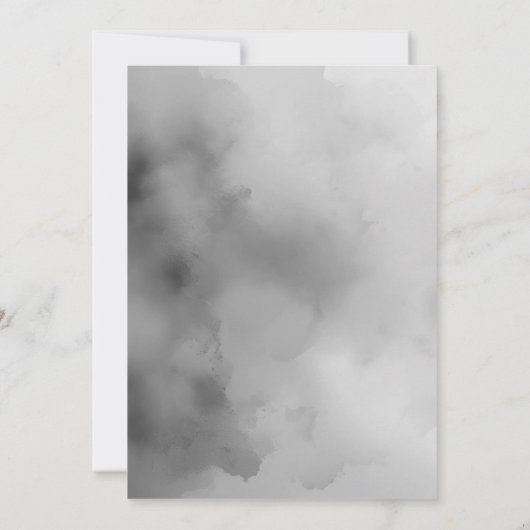 Bubbly Bling bruids douche uitnodiging (Achterkant)