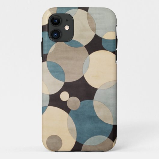 Bubbly Blue iPhone Case (Achterkant)