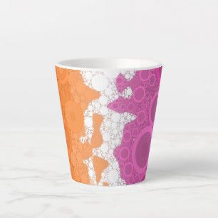 Bubbly Bohemian Groovy Abstract Lesbisch Pride Fla Latte Mok