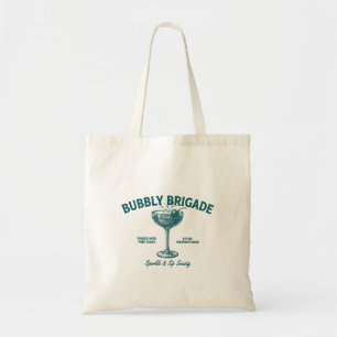 Bubbly Brigade Sparkle & Sip Genootschap Tote Bag