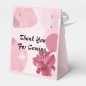 Bubbly brunch mimosa baby shower dank u bedankdoosjes (Achterkant)