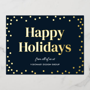Bubbly Cheer FOLIE Zakelijk Vakantie Briefkaart