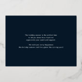 Bubbly Cheer FOLIE Zakelijke vakantie Kaart (Achterkant)