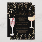 bubbly cocktails virtuele cocktailparty kaart (Voorkant / Achterkant)