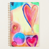 Bubbly Heart Planner - (Voorkant)