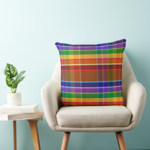 Bubbly Plaid AB Kussen