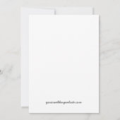 Bubbly Popping Champagne Bottle Save the Date Kaart (Achterkant)