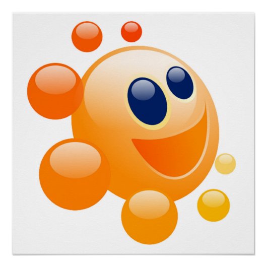 BUBBLY SUN POSTER (Voorkant)