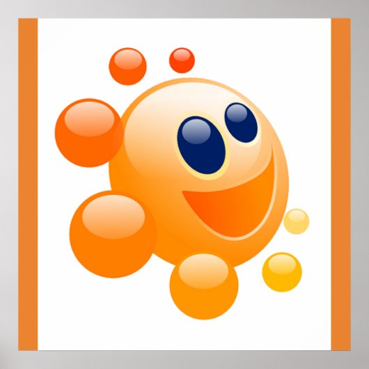 BUBBLY SUN POSTER (Voorkant)