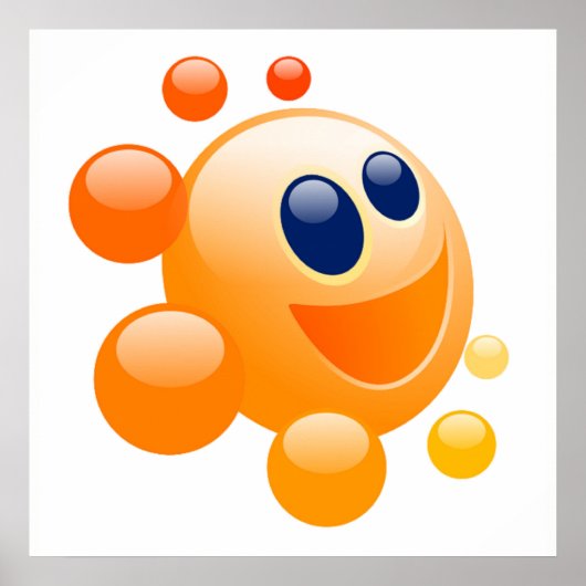 BUBBLY SUN POSTER (Voorkant)