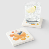 BUBBLY SUN STENEN ONDERZETTER (Zijkant)