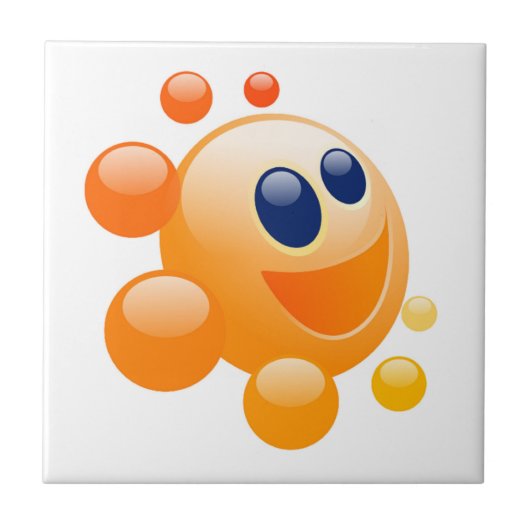BUBBLY SUN TEGELTJE (Voorkant)