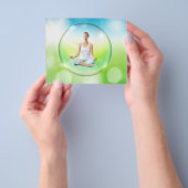 BUBBLY YOGA - Gepersonaliseerd brochure met tekst (Hand)
