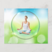 BUBBLY YOGA - Gepersonaliseerd brochure met tekst (Voorkant)