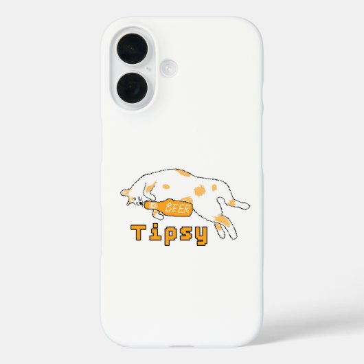 BubblyCuddle Beer Cat Case-Mate iPhone Case (Achterkant)