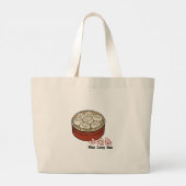 BubblyCuddle Xiaolongbao Grote Tote Bag (Achterkant)