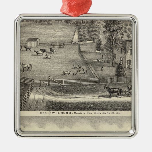 Bubbresidenties Metalen Ornament (Voorkant)