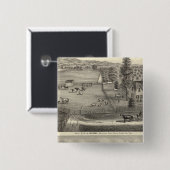 Bubbresidenties Vierkante Button 5,1 Cm (Voorkant /achterkant)