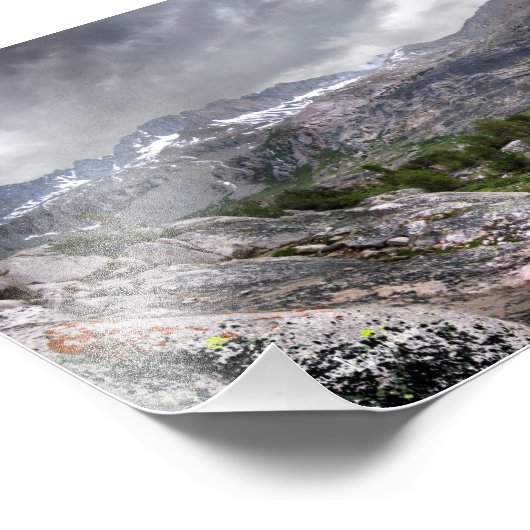 Bubbs Creek Valley - John Muir Trail Foto Afdruk (Hoek)