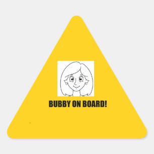 Bubby Aan Boord! Sticker
