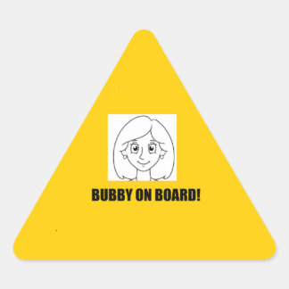 Bubby Aan Boord! Sticker