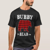 Bubby Beer Kerstmis Pajama Red Pset Buffalo Fami T-shirt (Voorkant)