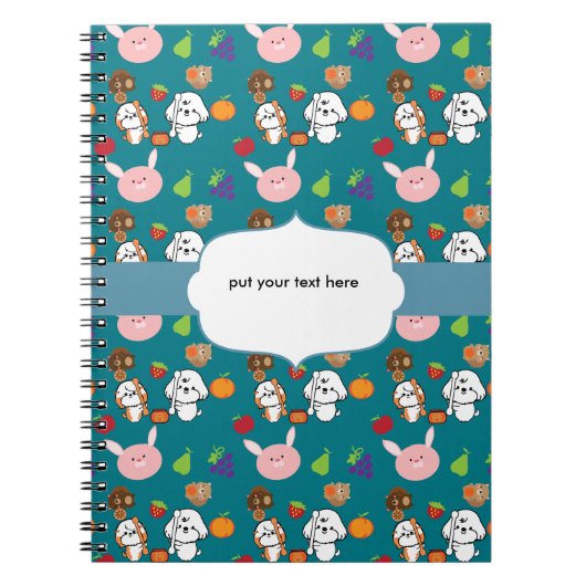 bubby en zijn vrienden patronen notitieboek (Voorkant)