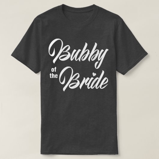 Bubby van de bruidspartij Funny Matching Bridal T-shirt (Design voorkant)