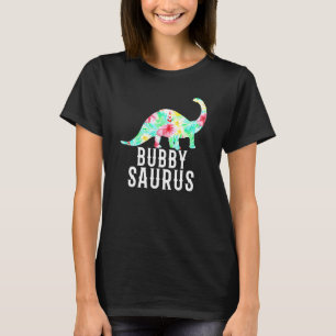 Bubbysaurus joodse kleinma Floral Dinosaur T-shirt