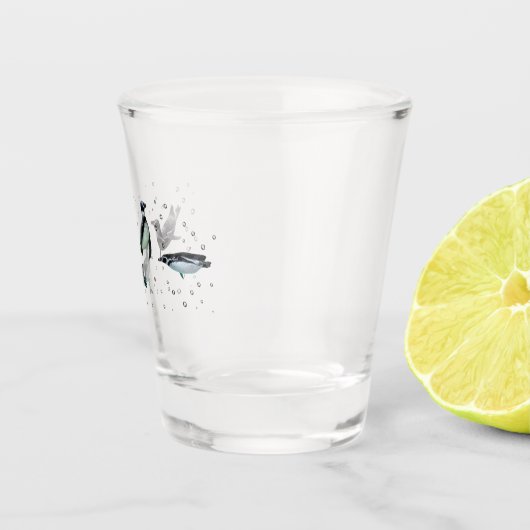 Bubel Penguins Glass Shot Glas (Rechts)
