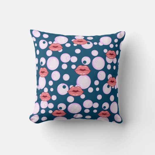 Bubellenkussen voor lippen kussen (Voorkant)