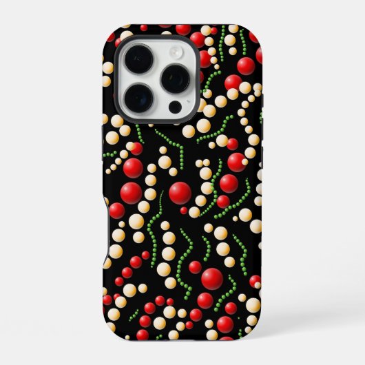 Bubellenpatroon iPhone Hoesje (Achterkant)