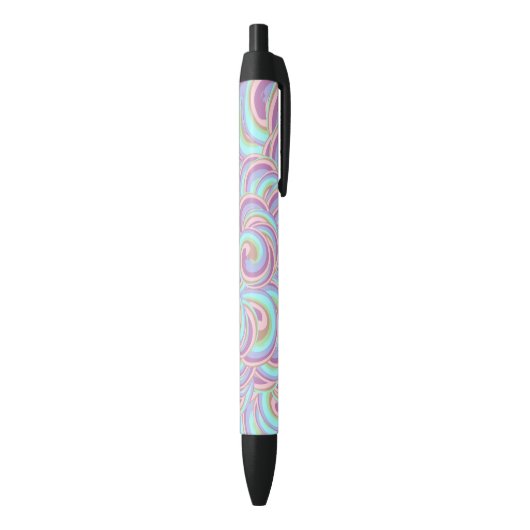 Bubellenpatroon Zwarte Inkt Pen (Achterkant (Verticaal))