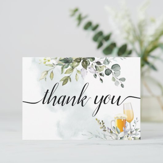 Bubels en brouwerijen bedankkaart (Staand voorkant)