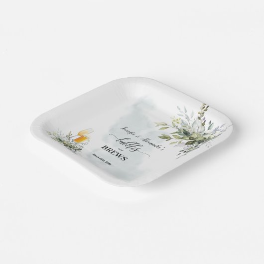 Bubels en brouwerijen papieren bordje (Gebogen)