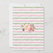 Bubels en brouwerijen vóór baby te roze baby showe kaart (Achterkant)