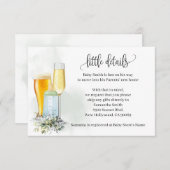 Bubels en brouwerijen voor de baby Eucalyptusdouch Informatiekaartje (Voorkant / Achterkant)