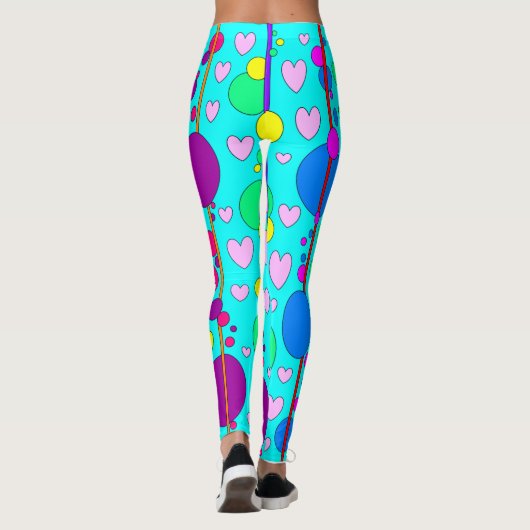 Bubels en harten leggings (Achterkant)