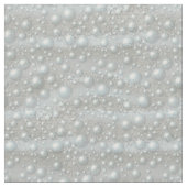 Bubels en parels zilveren blauwe verbinding stof (Close Up)