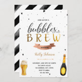 Bubels en uitnodiging tot het brouwen (Voorkant / Achterkant)