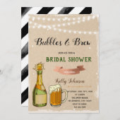 Bubels en uitnodiging voor het douchethema (Voorkant / Achterkant)