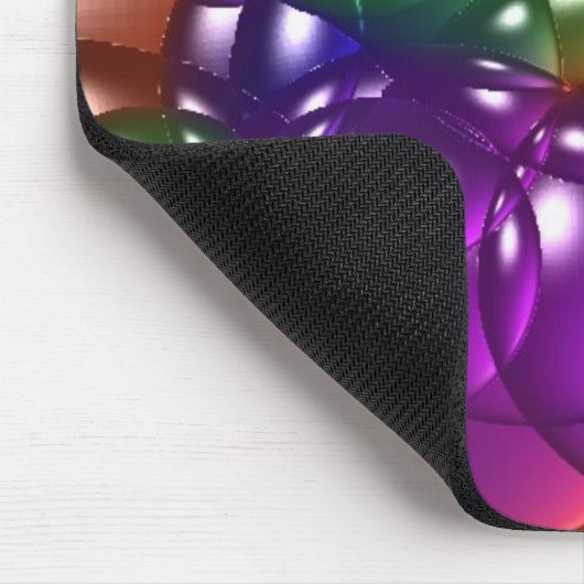 Bubels gekleurd muismat (Hoek)