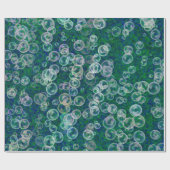 Bubels in het water cadeaupapier (Vlak)