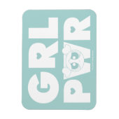 Bubels: Meisjeskracht Magneet (Verticaal)