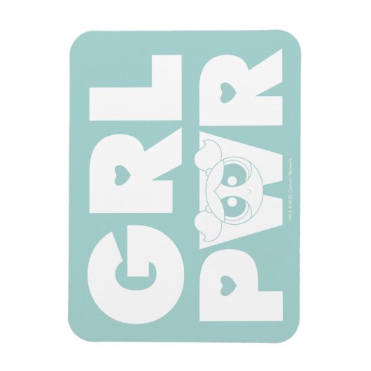 Bubels: Meisjeskracht Magneet (Verticaal)